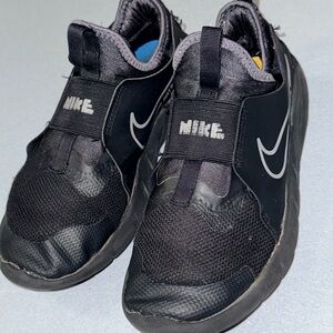 Nike Kids Black and Gray Slip-On Sneakers